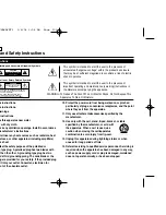 Предварительный просмотр 2 страницы Samsung SC-D363 Owner'S Instruction Book