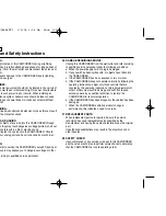 Предварительный просмотр 4 страницы Samsung SC-D363 Owner'S Instruction Book