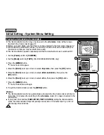 Предварительный просмотр 32 страницы Samsung SC-D363 Owner'S Instruction Book