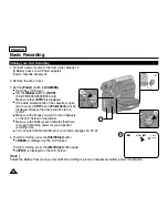 Предварительный просмотр 38 страницы Samsung SC-D363 Owner'S Instruction Book