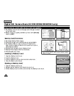 Предварительный просмотр 72 страницы Samsung SC-D363 Owner'S Instruction Book