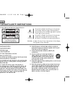 Preview for 2 page of Samsung SC-D371 Owner'S Instruction Book