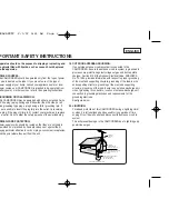 Preview for 3 page of Samsung SC-D371 Owner'S Instruction Book