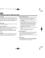 Preview for 4 page of Samsung SC-D371 Owner'S Instruction Book