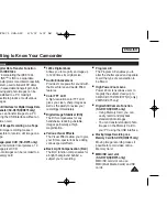 Preview for 11 page of Samsung SC-D371 Owner'S Instruction Book