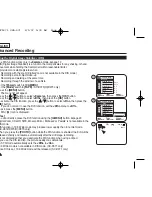 Preview for 60 page of Samsung SC-D371 Owner'S Instruction Book