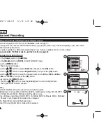 Preview for 62 page of Samsung SC-D371 Owner'S Instruction Book