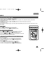 Preview for 65 page of Samsung SC-D371 Owner'S Instruction Book