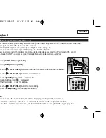 Preview for 67 page of Samsung SC-D371 Owner'S Instruction Book