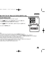 Preview for 85 page of Samsung SC-D371 Owner'S Instruction Book