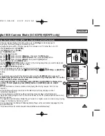 Preview for 89 page of Samsung SC-D371 Owner'S Instruction Book