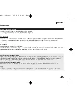 Preview for 105 page of Samsung SC-D371 Owner'S Instruction Book