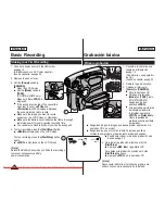 Preview for 34 page of Samsung SC-D371 Owner'S Instruction Manual