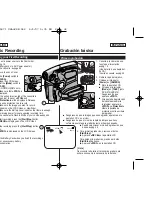 Preview for 34 page of Samsung SC- D375(H) Owner'S Instruction Manual