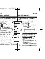 Preview for 46 page of Samsung SC- D375(H) Owner'S Instruction Manual