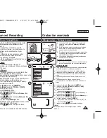 Preview for 47 page of Samsung SC- D375(H) Owner'S Instruction Manual