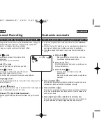 Preview for 48 page of Samsung SC- D375(H) Owner'S Instruction Manual