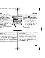 Preview for 51 page of Samsung SC- D375(H) Owner'S Instruction Manual