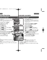 Preview for 54 page of Samsung SC- D375(H) Owner'S Instruction Manual