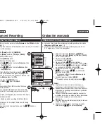 Preview for 55 page of Samsung SC- D375(H) Owner'S Instruction Manual