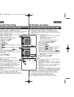 Preview for 56 page of Samsung SC- D375(H) Owner'S Instruction Manual