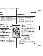 Preview for 61 page of Samsung SC- D375(H) Owner'S Instruction Manual