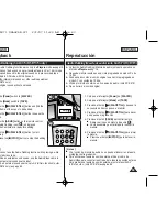 Preview for 63 page of Samsung SC- D375(H) Owner'S Instruction Manual