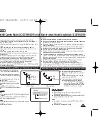 Preview for 73 page of Samsung SC- D375(H) Owner'S Instruction Manual