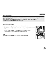 Предварительный просмотр 45 страницы Samsung SC D453 - MiniDV Camcorder w/10x Optical Zoom Owner'S Instruction Book