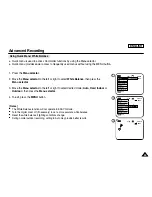 Предварительный просмотр 63 страницы Samsung SC D453 - MiniDV Camcorder w/10x Optical Zoom Owner'S Instruction Book