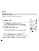 Preview for 44 page of Samsung SC-D455 Owner'S Instruction Book