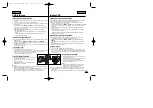 Preview for 85 page of Samsung SC-D457 Owner'S Instruction Book