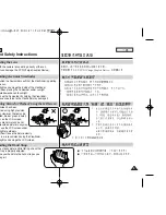 Preview for 9 page of Samsung SC-D463(B)/D465(B) Owner'S Instruction Book