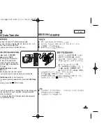 Preview for 79 page of Samsung SC-D463(B)/D465(B) Owner'S Instruction Book