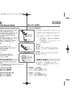 Preview for 88 page of Samsung SC-D463(B)/D465(B) Owner'S Instruction Book