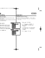 Preview for 46 page of Samsung SC-D463 Owner'S Instruction Book