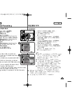 Preview for 65 page of Samsung SC-D463 Owner'S Instruction Book