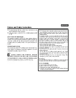 Предварительный просмотр 5 страницы Samsung SC-D6040 Owner'S Instruction Book