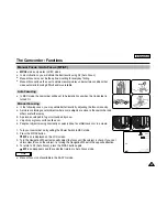 Preview for 49 page of Samsung SC-D6040 Owner'S Instruction Book