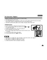 Предварительный просмотр 81 страницы Samsung SC-D6040 Owner'S Instruction Book