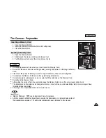 Preview for 87 page of Samsung SC-D6040 Owner'S Instruction Book