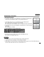 Предварительный просмотр 143 страницы Samsung SC-D6040 Owner'S Instruction Book