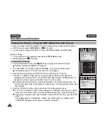 Предварительный просмотр 146 страницы Samsung SC-D6040 Owner'S Instruction Book