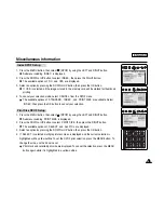 Предварительный просмотр 147 страницы Samsung SC-D6040 Owner'S Instruction Book