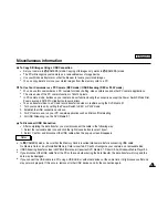 Предварительный просмотр 157 страницы Samsung SC-D6040 Owner'S Instruction Book