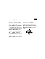 Preview for 3 page of Samsung SC-D70 Owner'S Instruction Book