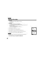 Preview for 38 page of Samsung SC-D73 Owner'S Instruction Book