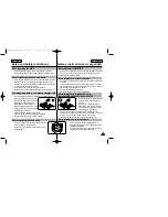 Предварительный просмотр 10 страницы Samsung SC-D93 Owner'S Instruction Book