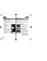 Предварительный просмотр 23 страницы Samsung SC-D93 Owner'S Instruction Book