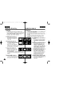 Предварительный просмотр 51 страницы Samsung SC-D93 Owner'S Instruction Book